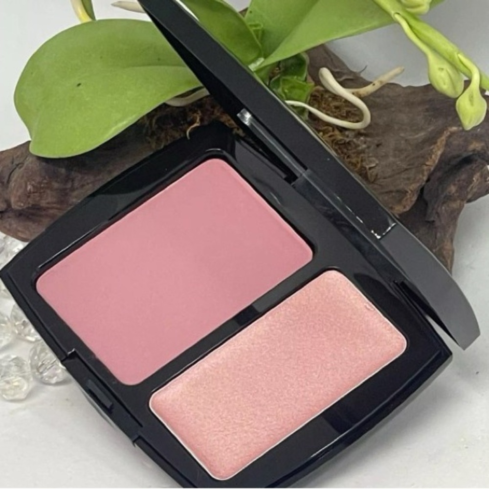 Lancôme - Blush Subtil Duo - Powder Blush & Highlighter - Aplum/Perfect Pink - Picture 2 of 4